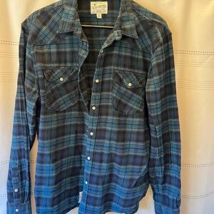 Lucky Brand Vintage Flannel Plaid Button-Up Shirt - Men’s